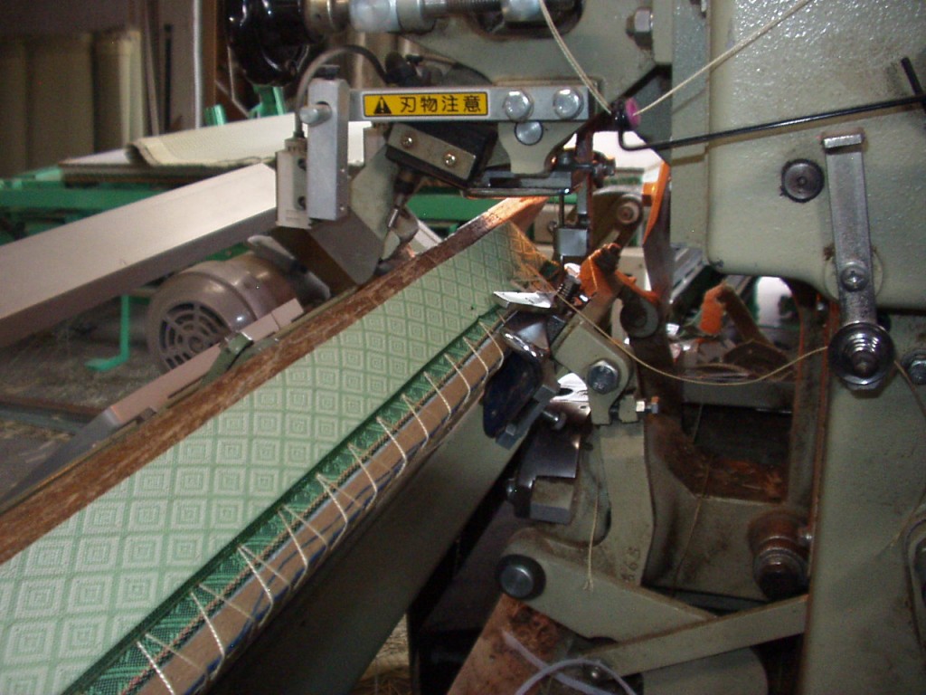 8.縁の逢着機で返し逢着をしています。