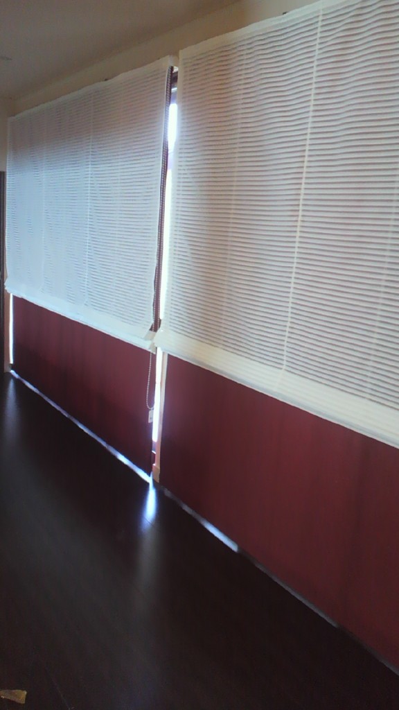 ロールスクリーン施工