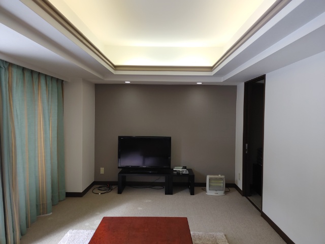 リビングの施工完了後の家具移動